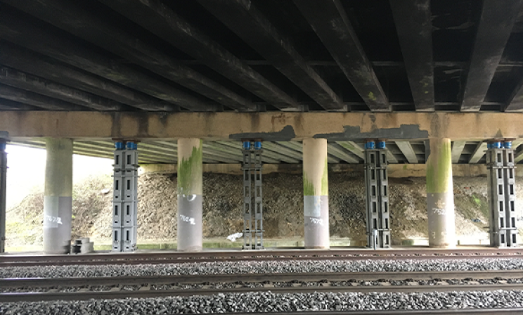 Propping and monitoring ensures safety of key transport link